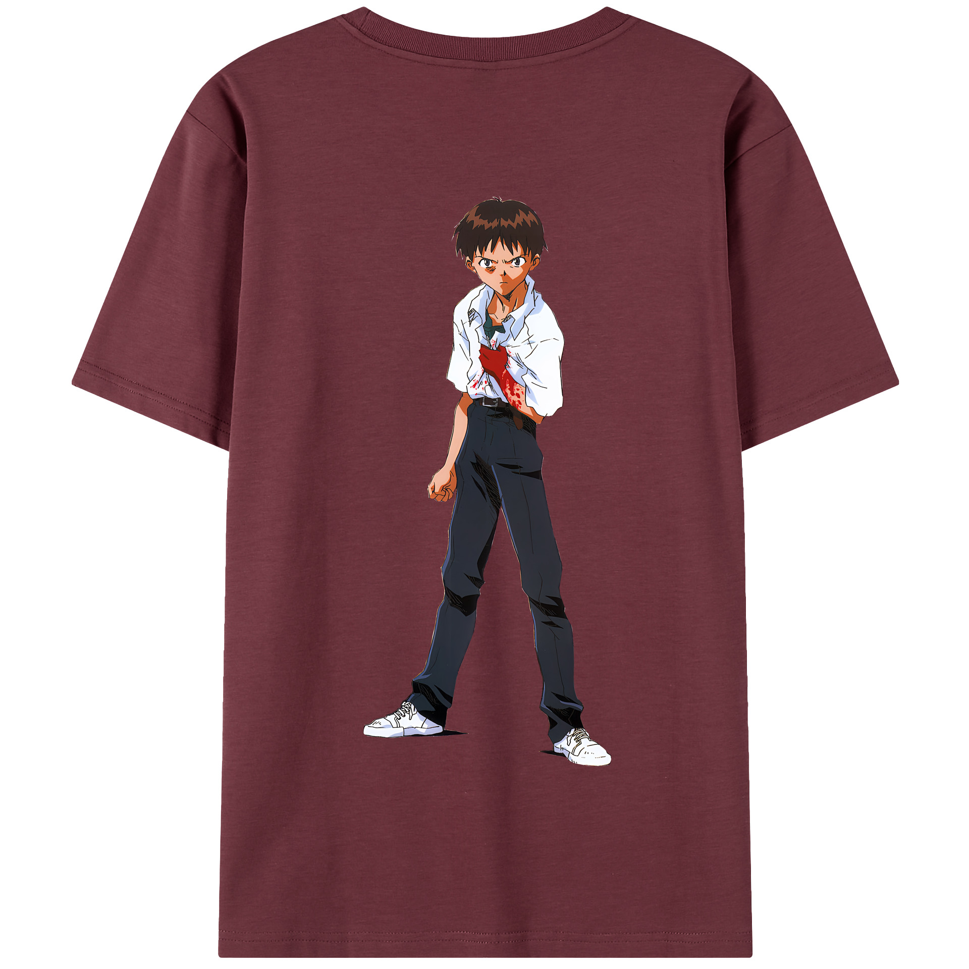 （画像用） EVA 新世紀エヴァンゲリオン 綿100％半袖Tシャツ（背面プリント）